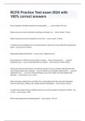 RCFE Practice Test exam 2024 with 100&percnt; correct answers