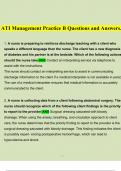 Ati Mental Health Practice B 2024 NGN Questions and Answers.