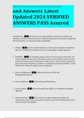 BEST REVIEW WGU C706 Secure Software Design Study Guide Questions and Answers Latest Updated 2024.VERIFIED  ANSWERS PASS Assured