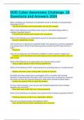 DOD Cyber Awareness Challenge 25 Questions and Answers 2024&period;