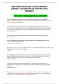 MED SURG HESI QUESTIONS& ANSWERS &lpar;NEWEST 2023&rpar;&lpar;ANSWERS VERIFIED 100&percnt; CORRECT&rpar;