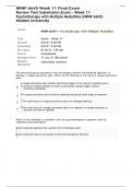 NRNP 6645 Week 11 Final Exam Questions and correct Answers&period;