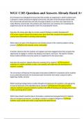 WGU C105 Questions and Answers Already Rated A&plus;&period;