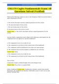 COG170 Cogito Fundamentals Exam| All Questions Solved (Verified)