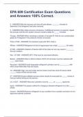 EPA 609 Certification Exam Questions and Answers 100&percnt; Correct&period;