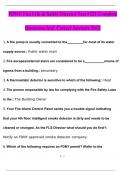 FDNY Fire Life & Safety Director Test &num;321 Complete Questions And Answers 2023