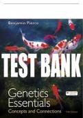 Test Bank For Genetics Essentials - Fifth Edition ©2021 All Chapters - 9781319356279