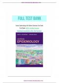 Test Bank for Gordis Epidemiology 6th Edition by David D Celentano&comma; A&plus; guide