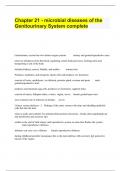 Chapter 21 - microbial diseases of the Genitourinary System complete.
