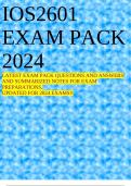 IOS2601 EXAM PACK 2024 