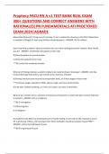 Prophecy PACU RN A v1 TEST BANK REAL EXAM 300&plus; QUESTIONS AND CORRECT ANSWERS WITH RATIONALES&vert;PN FUNDAMENTALS ATI PROCTORED EXAM 2024&vert;AGRADE