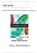 Test Bank For Pharmacology  A Patient-Centered Nursing Process Approach 11th Edition by Linda E. McCuistion, Kathleen Vuljoin DiMaggio||ISBN NO:10,032382580X||ISBN NO:13,978-0323825801||All Chapters||Complete Guide A+ 