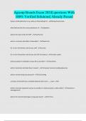 Agacnp Boards Exam 2024&vert; questions With  100&percnt; Verified Solutions&vert; Already Passe