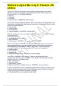 Medical surgical Nursing in Canada&comma; 4th edition 