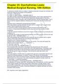 Chapter 35&colon; Dysrhythmias Lewis&colon; Medical-Surgical Nursing&comma; 10th Edition 