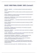 ELEC 1000 FINAL EXAM  100&percnt; Correct&excl;&excl;