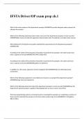 IFSTA Driver&sol;OP exam prep ch&period;1 Questions and Answers 2024
