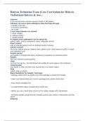 Dialysis Technician Exam &lpar;Core Curriculum for Dialysis Technician&rpar; Quizzes & Ans&hellip;