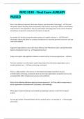 INFO 3130 - Final Exam ALREADY PASSED