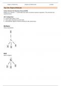Chemistry Notes: Shapes of Molecules