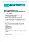 TEST BANK FOR CONTEMPORARY NURSING 9TH EDITION BY CHERRY ALL CHAPTERS 1-28 FULL COMPLETE.