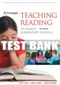 Test Bank For Teaching Reading in Today's Elementary Schools - 12th - 2019 All Chapters - 9781337566292