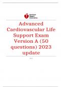 Advanced Cardiovascular Life Support Exam Version A (50 question) 2024