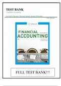 Test Bank For Financial Accounting 16th Edition by Carl S. Warren, Christine Jonick, Jennifer Schneider||ISBN NO:10,1337913103||ISBN NO:13,978-1337913102||All Chapters||Complete Guide A+