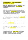 Washington state Real Estate exam set 1 Questions And Answers