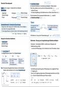 Abizusammenfassung chemischer Thermodynamik 