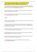 ACLS Test Prep &lpar;PALS&comma; BLS&comma; ACLS&rpar; TEST EXAM QUESTIONS AND ANSWERS 2024 RATED A&plus;