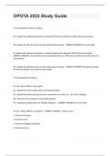 OPOTA 2022 Study Guide Question n answers graded A+ 2023/2024