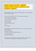ACRP CCRC ICH GCP - IRB/IEC  Requirements, Exam Questions and  answers, rated A+
