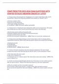 COMP PREDICTOR 2023-2024 EXAM QUESTIONS WITH  VERIFIED DETAILED ANSWERS GRADED A&plus; LATEST 