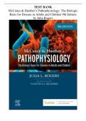 TEST BANK  McCance & Huether&rsquo;s Pathophysiology&colon; The Biologic Basis for Disease in Adults and Children &lpar;9TH&rpar; by Julia Rogers 
