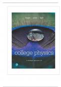 Solution Manual For College Physics A Strategic Approach, 4th Edition By Randall Knight, Jones, Gield (Pearson)
