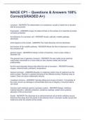 NACE CP1 &ndash; Questions & Answers 100&percnt; Correct&lpar;GRADED A&plus;&rpar;