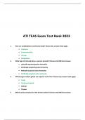 ATI TEAS Exam Test Bank 2023