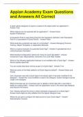 Appian Academy Exam Questions and Answers All Correct &lpar;1&rpar;