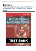 PATHOPHYSIOLOGY 9TH EDITION MCCANCE 2023 COMPLETE QUESTION AND ANSWERS TEST BANK  100%. LEARN AND ENJOY PATHOPHYSIOLOGY