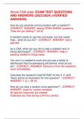 Illinois CNA state EXAM TEST QUESTIONS  AND ANSWERS (2023/2024) (VERIFIED  ANSWERS)