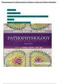 Test bank Pathophysiology The Biologic Basis for Disease in Adults and Children 8th Edition:Pathophysiology The Biologic Basis for Disease in Adults and Children 8th Edition: 100% Verified Questions & Answers: Updated A+ Guide Solution(Chapters 1-50)