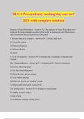BLEA Pre-academy reading&sol;day one test 2024 with complete solution