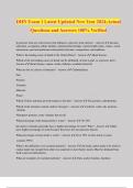 DHN Bundled Exams Questions and Answers &vert; 100&percnt; Verified and Updated 2024 &vert; Graded to Pass&excl;&excl;