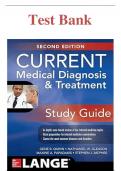 Test bank For Current Medical Diagnosis and Treatment 2nd Edition by Gene Quinn ISBN: 9780071848053| Complete Guide A+