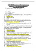 NUR 2063 Essentials of Pathophysiology &lpar;NUR2063&rpar; Pathophysiology Exam 1 Rasmussen University&period;