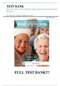 Test Bank For Ebersole & Hess' Toward Healthy Aging&colon; Human Needs and Nursing Response 9th Edition by Theris A&period; Touhy&comma; Kathleen F Jett&vert;&vert;ISBN NO&colon;10&comma;0323321380&vert;&vert;ISBN NO&colon;13&comma;978-0323321389&vert;&vert;All Chapters&vert;&vert;Complete Guide A&plus;