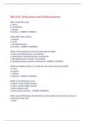  RNA Test 74 Questions with Verified Answers&comma;100&percnt; CORRECT