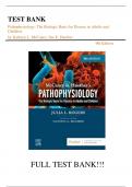 Test Bank For McCance & Huether’s Pathophysiology: The Biologic Basis for Disease in Adults and Children 9th Edition by Julia Rogers||ISBN NO:10,0323789870||ISBN NO:13,978-0323789875||All Chapters||Complete Guide A+