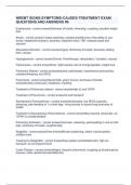 NREMT SIGNS-SYMPTOMS-CAUSES-TREATMENT EXAM QUESTIONS AND ANSWERS &num;6